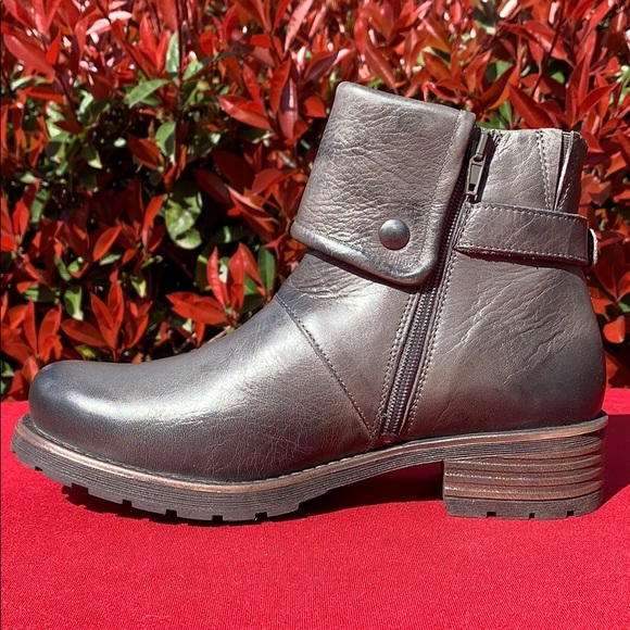 Jafa 492 Graphite Cuffed Ankle Boots Size 38 - Picture 3 of 10